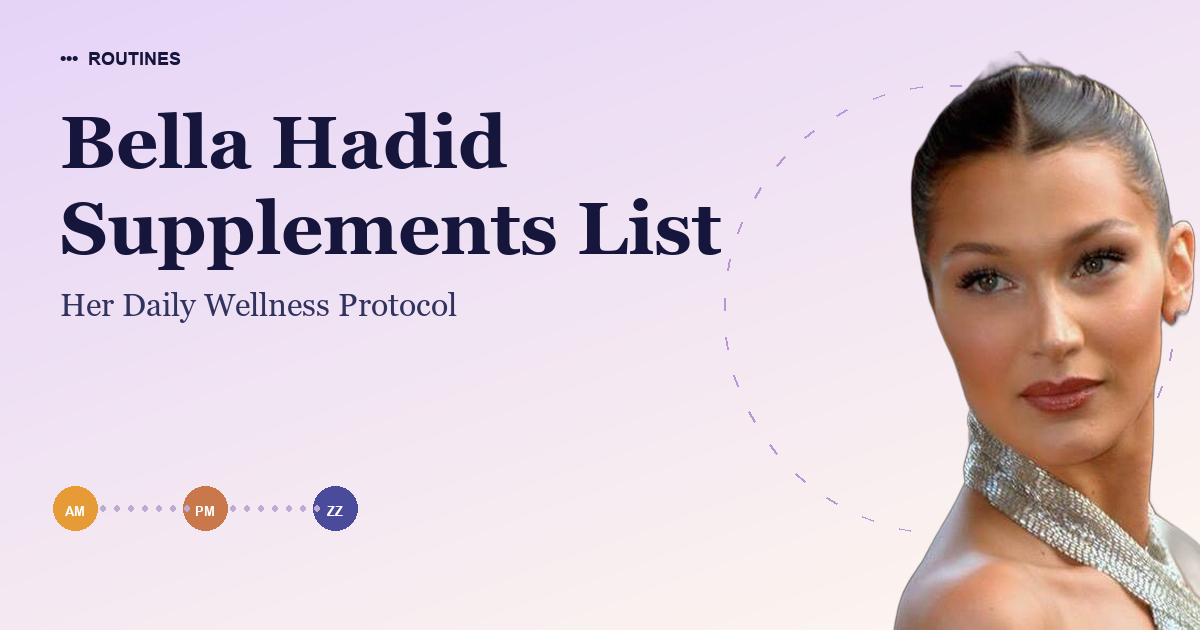 Bella Hadid Supplements List