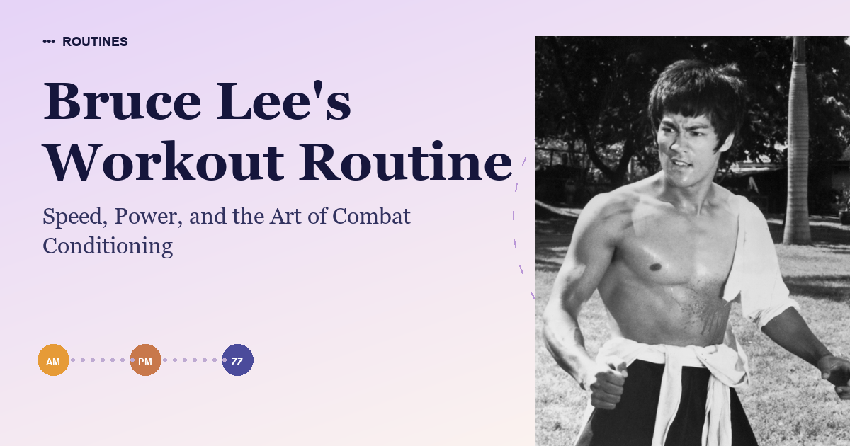 Bruce Lee's Workout Routine