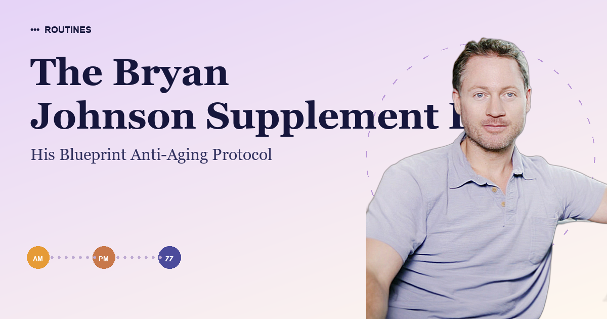 The Bryan Johnson Supplement List