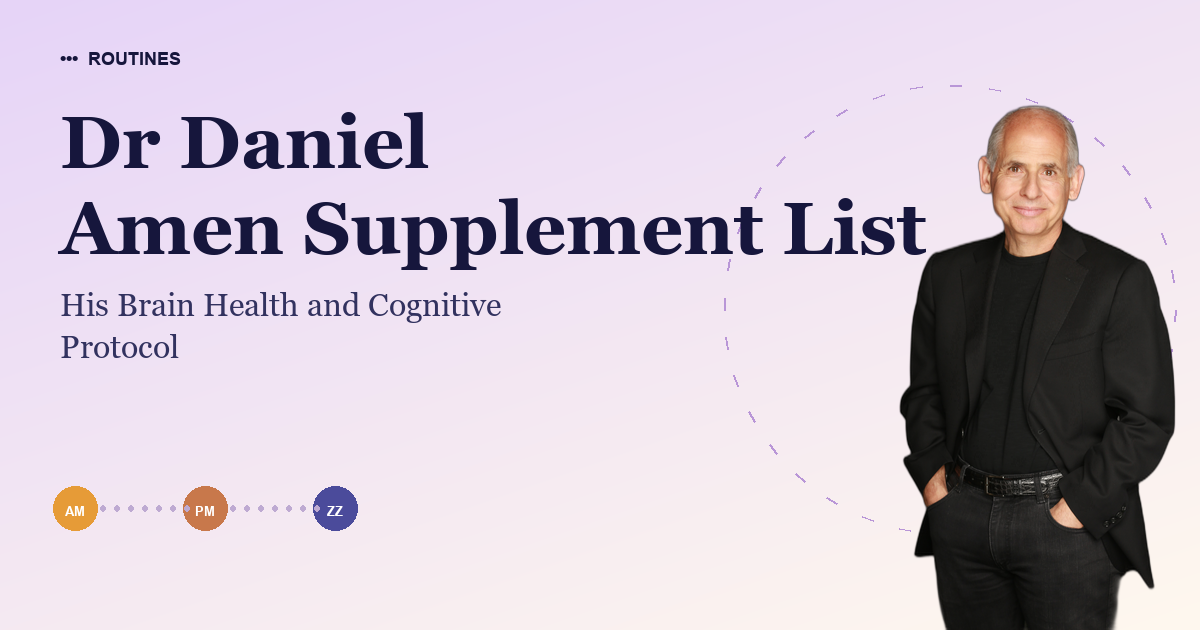 Dr Daniel Amen Supplement List