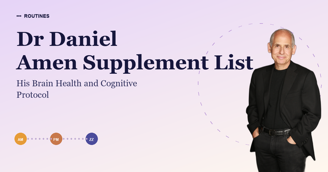 Dr Daniel Amen Supplement List