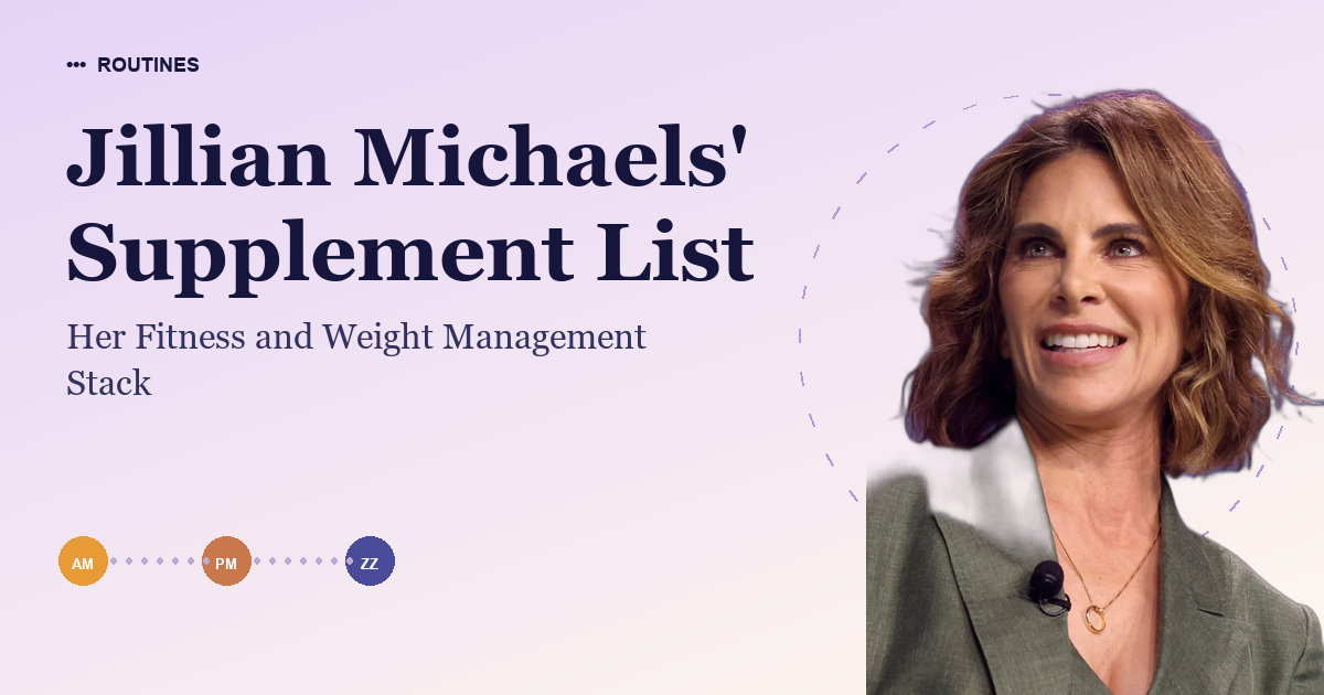 Jillian Michaels' Supplement List