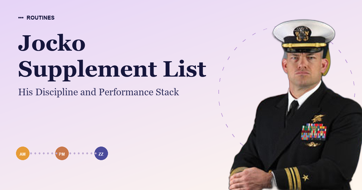 Jocko Supplement List