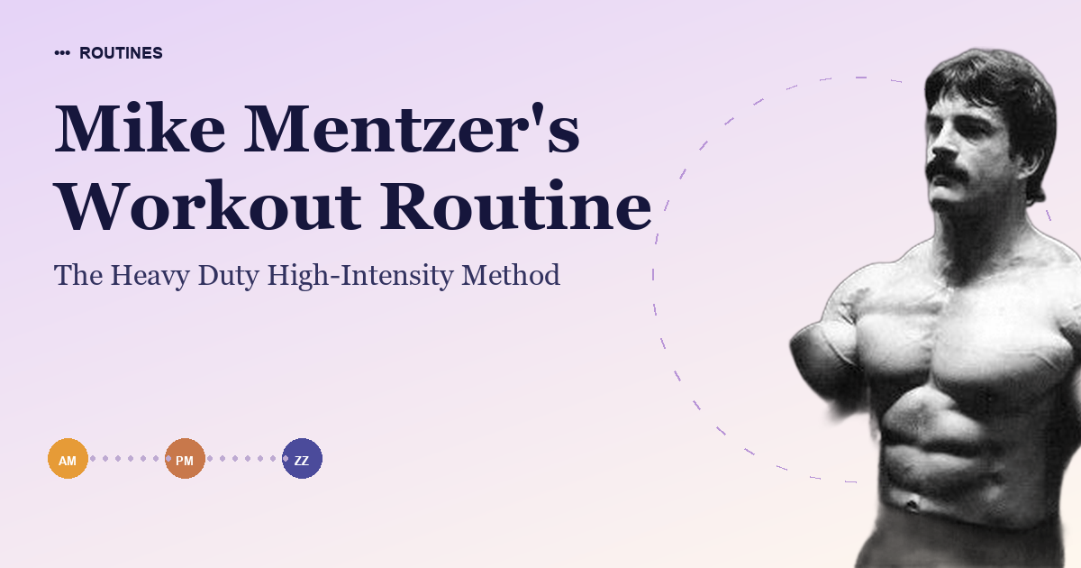 Mike Mentzer's Workout Routine
