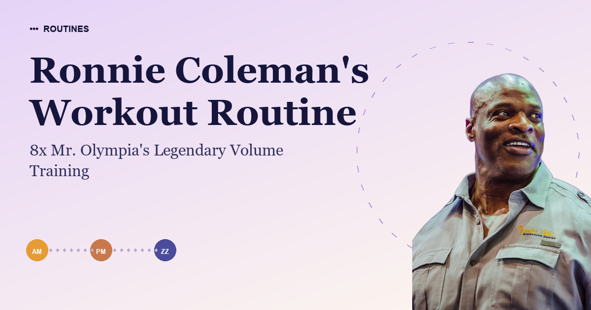 Ronnie Coleman's Workout Routine