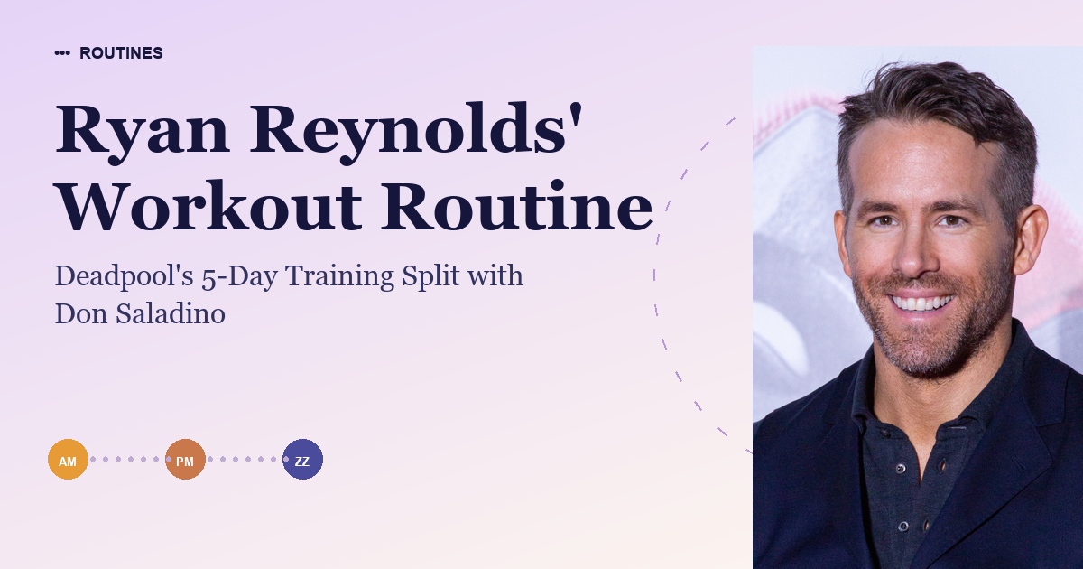 Ryan Reynolds' Workout Routine