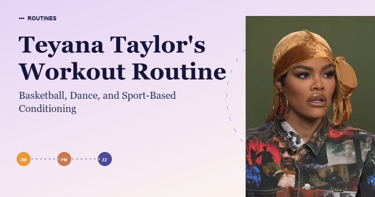 Teyana Taylor's Workout Routine