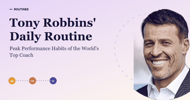 Tony Robbins' Daily Routine
