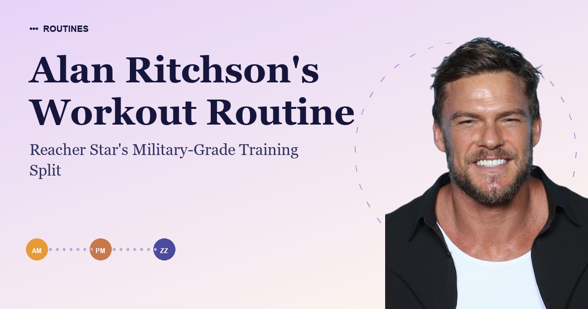 Alan Ritchson's Workout Routine