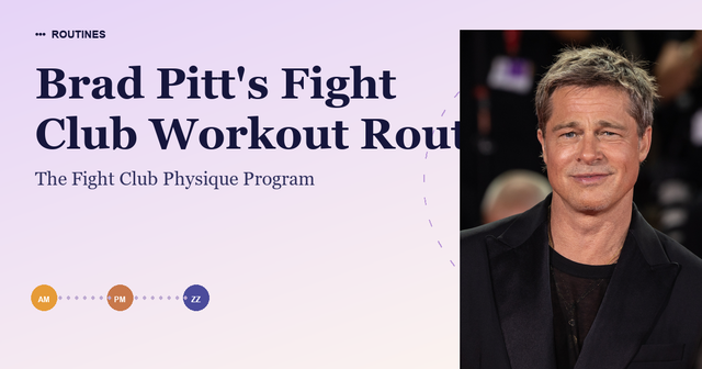 Brad Pitt's Fight Club Workout Routine