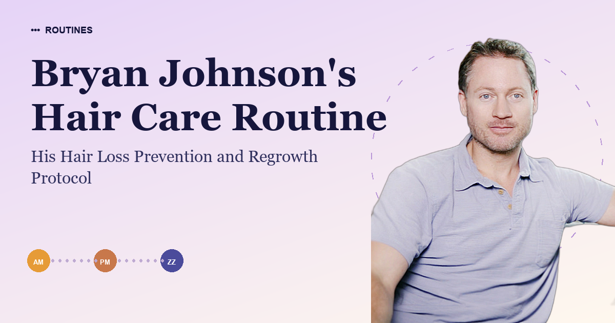 Bryan Johnson's Hair Care Routine