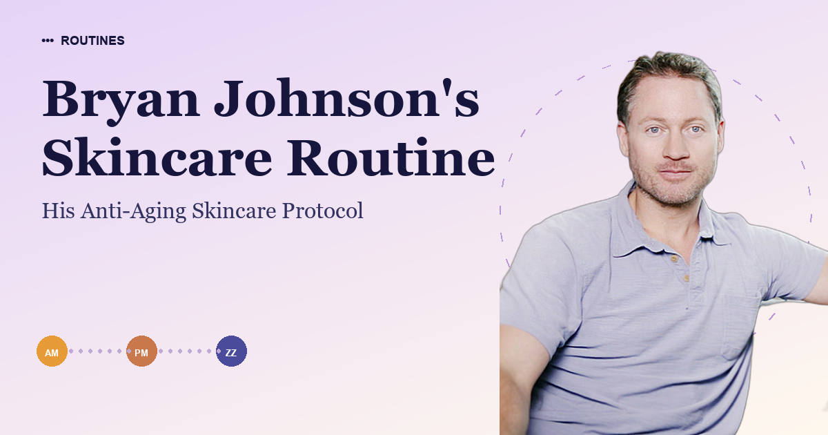 Bryan Johnson's Skincare Routine
