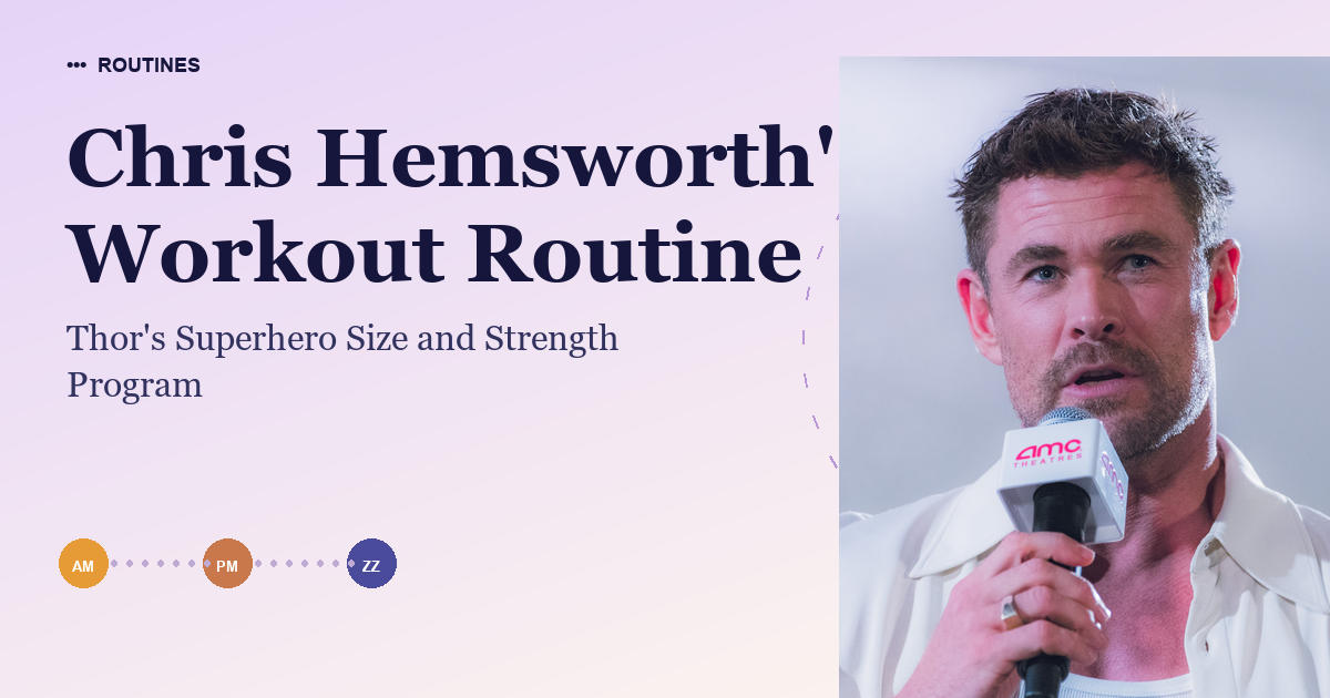 Chris Hemsworth's Workout Routine