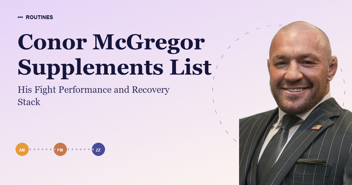 Conor McGregor Supplements List