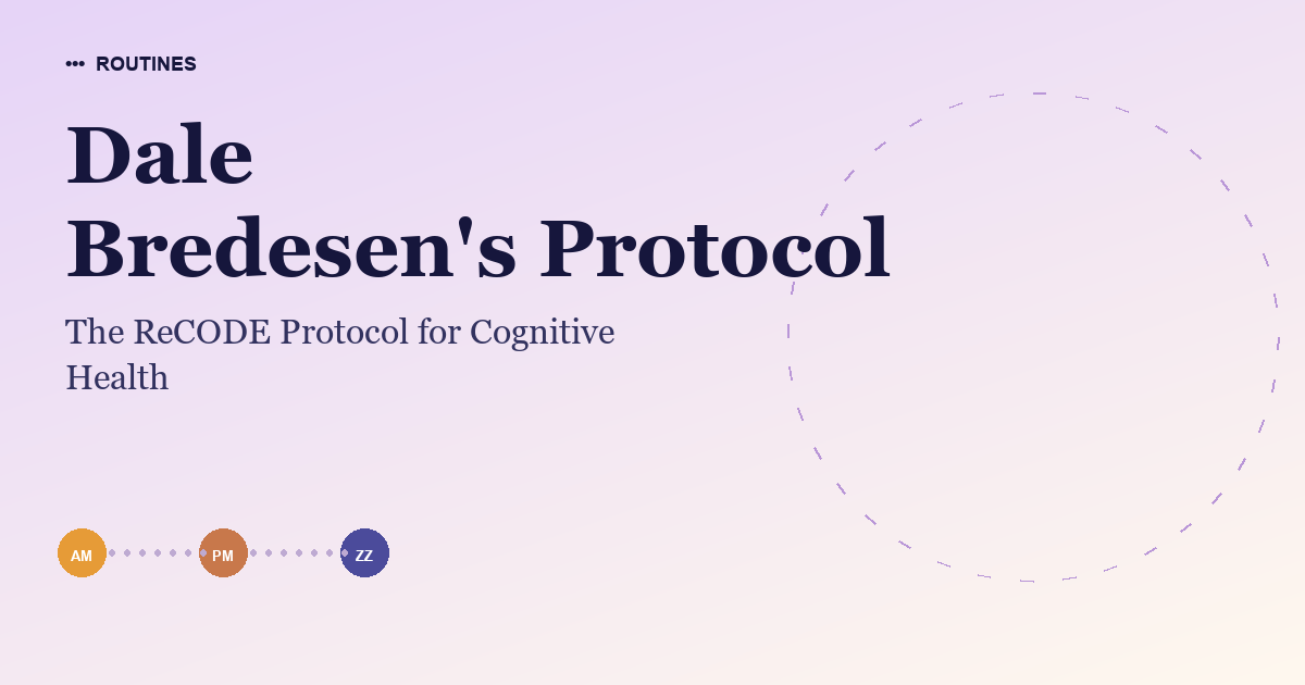 Dale Bredesen's Protocol