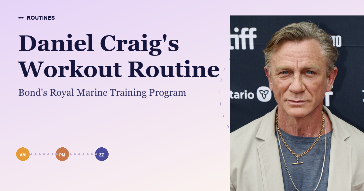 Daniel Craig's Workout Routine