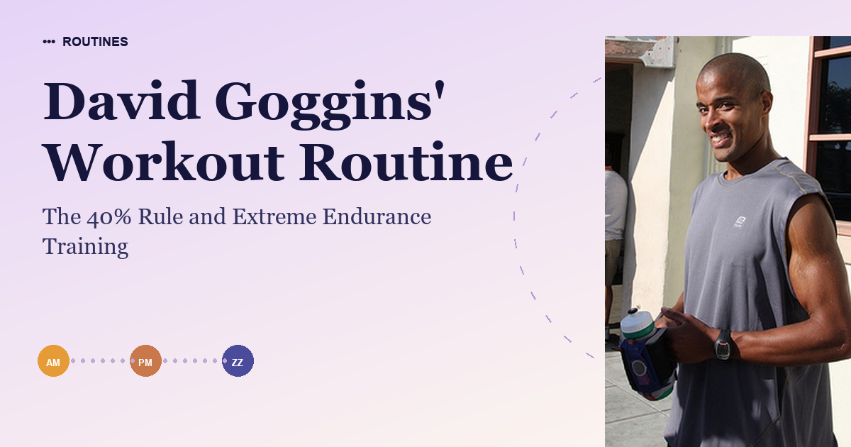 David Goggins' Workout Routine