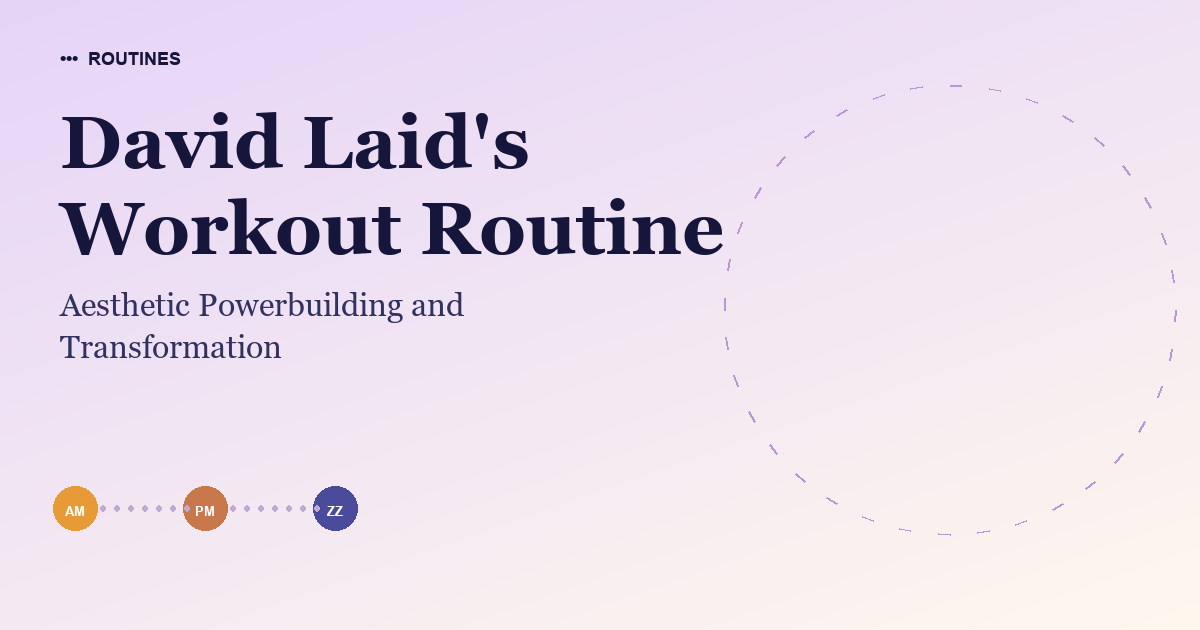 David Laid's Workout Routine