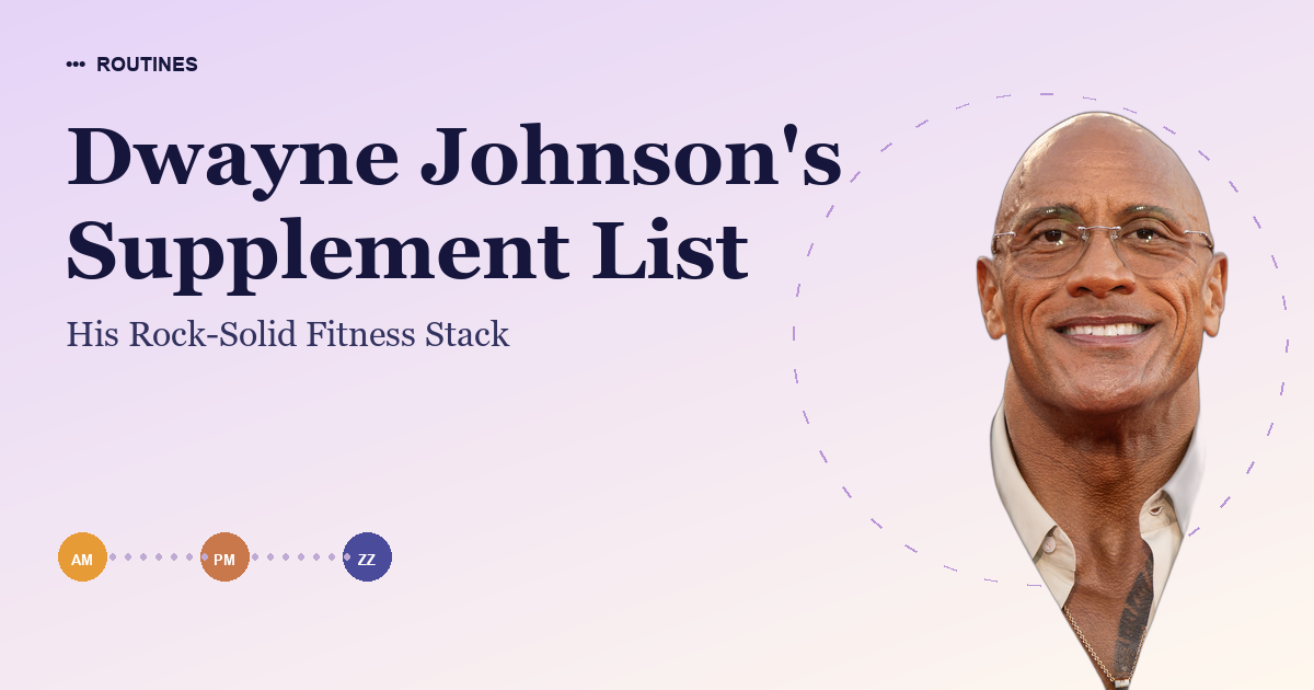 Dwayne Johnson's Supplement List