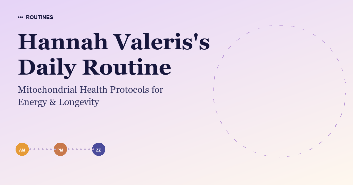 Hannah Valeris's Daily Routine