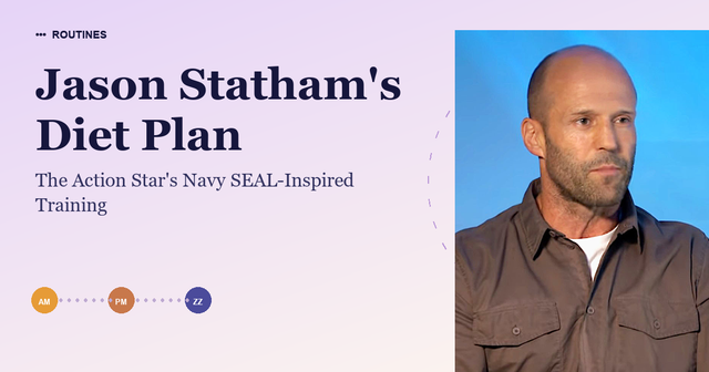 Jason Statham's Diet Plan