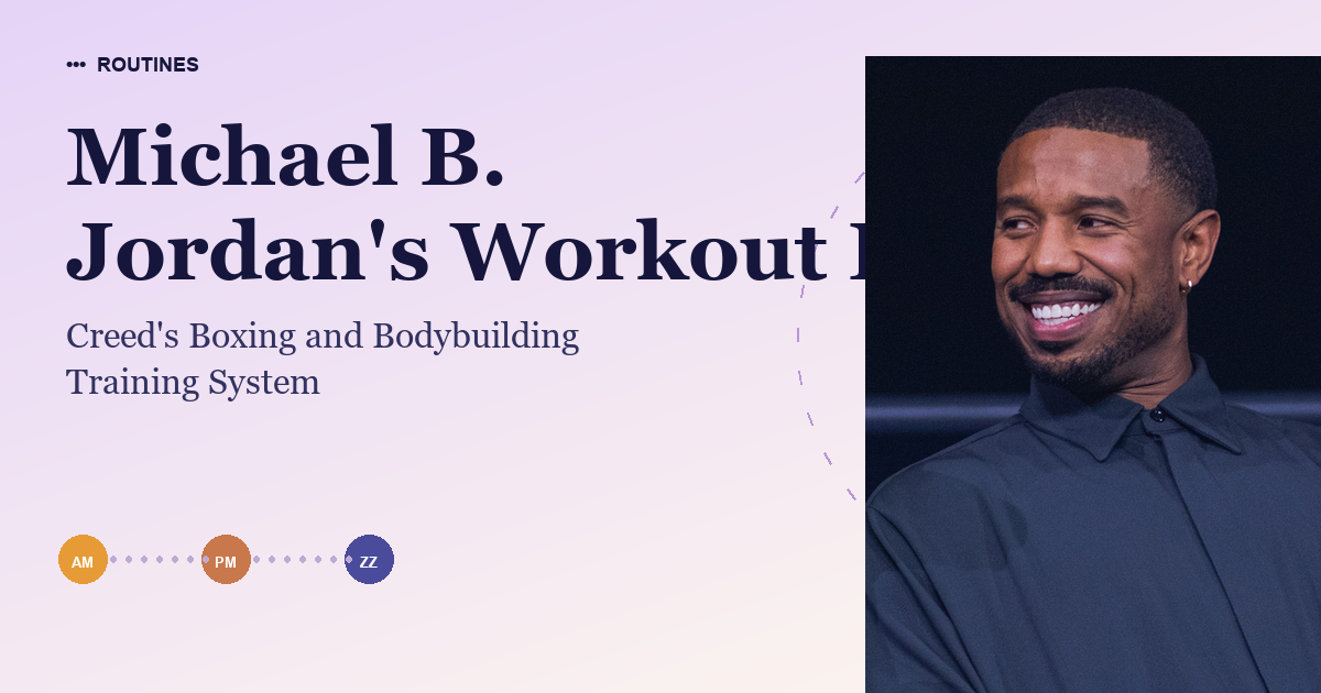 Michael B. Jordan's Workout Routine