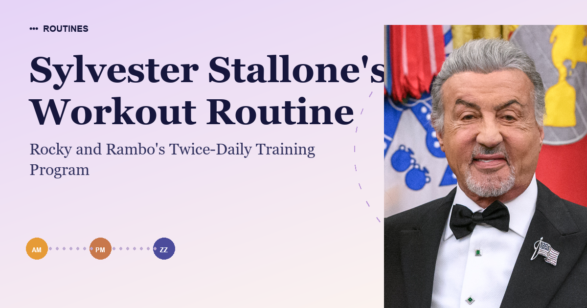 Sylvester Stallone's Workout Routine
