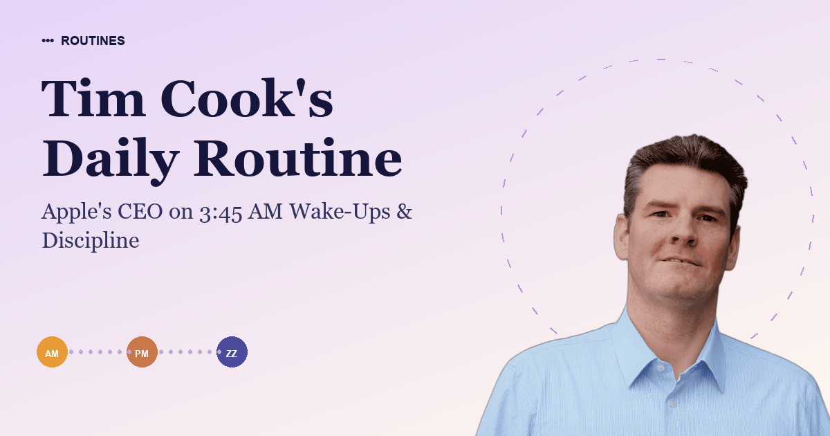 Tim Cook's Daily Routine