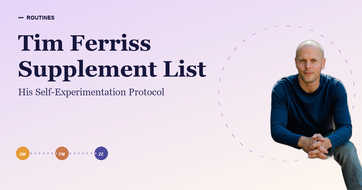 Tim Ferriss Supplement List