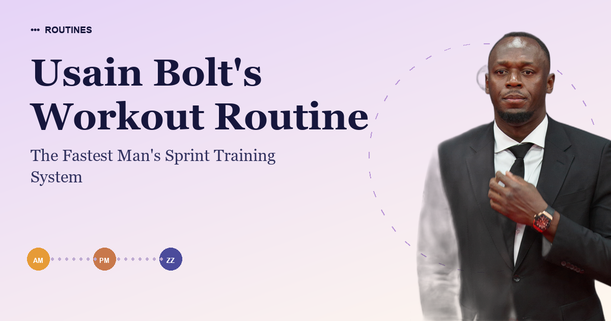 Usain Bolt's Workout Routine